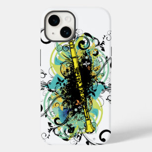 Swirl Grunge Clarinet Player Musician Gift Case-Mate iPhone Case