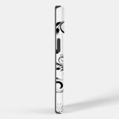 Swirl Grunge Clarinet Player Musician Gift Case-Mate iPhone Case (Achterkant / Rechts)