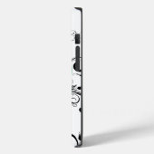 Swirl Grunge Clarinet Player Musician Gift Case-Mate iPhone Case (Achterkant / Links)