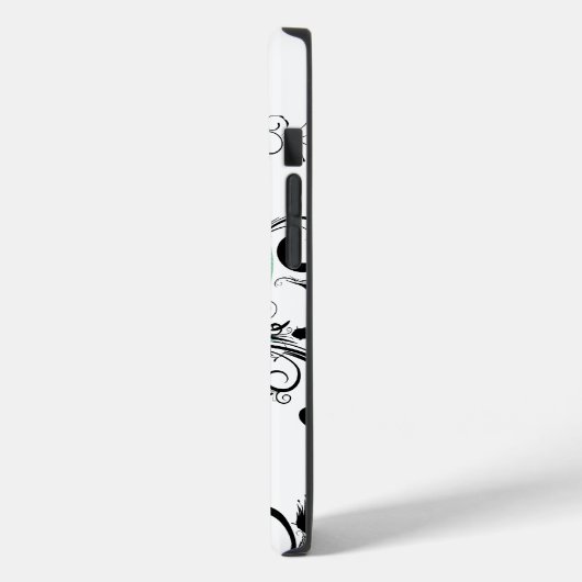 Swirl Grunge Clarinet Player Musician Gift Case-Mate iPhone Case (Achterkant / Links)