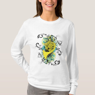 Swirl Grunge Horn T-shirt