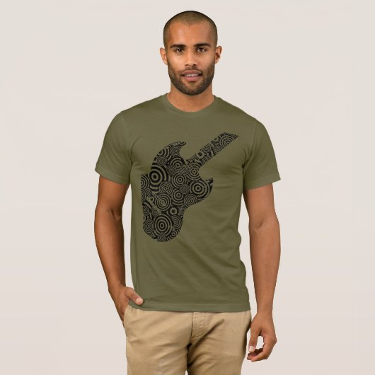 Swirl Guitar T-Shirts (Voorkant volledig)