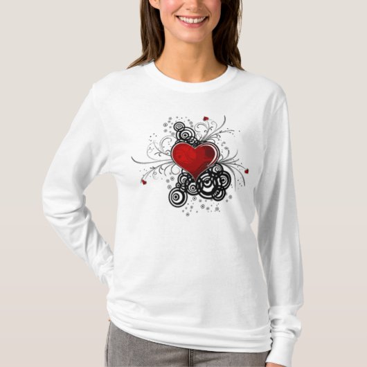 Swirl Heart T-shirt (Voorkant)