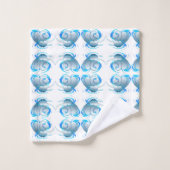 Swirl Hearts Bad Handdoek (Wasdoekje)