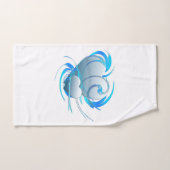 Swirl Hearts Bad Handdoek (Handdoek)