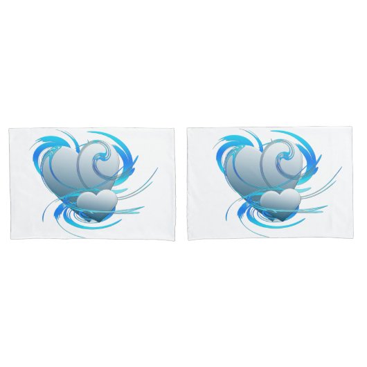 Swirl Hearts Kussensloop (Voorkant-Set)