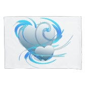 Swirl Hearts Kussensloop (Voorkant-Links)