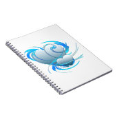 Swirl Hearts Notitieboek (Rechterzijde)