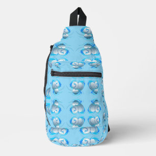Swirl Hearts Sling Bag