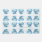 Swirl Hearts Theedoek (Horizontaal)