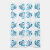 Swirl Hearts Theedoek (Verticaal)