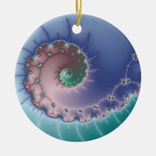Swirl Keramisch Ornament (Voorkant)