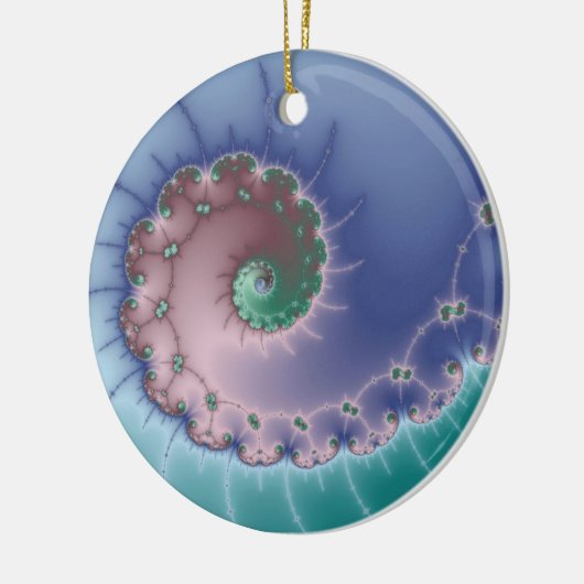 Swirl Keramisch Ornament (Links)