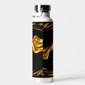 Swirl Liquid Gold Black Monoch Achem Opulent Swirl Waterfles (Rechts)