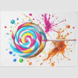 Swirl Lollipop Mulitcolours Tissue Paper Tissuepapier