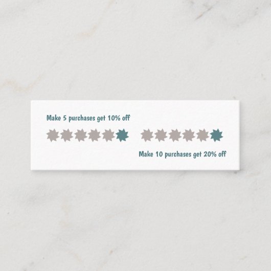 Swirl Loyalty Kaart (Voorkant)