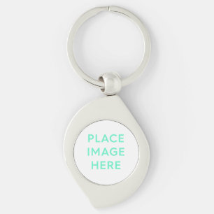 Swirl Metal Sleutelhanger - Souvenir Gift Design