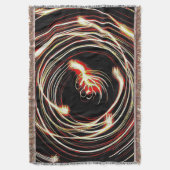 Swirl Motion Burst – Premium Woven Blanket Deken (Voorkant Verticaal)