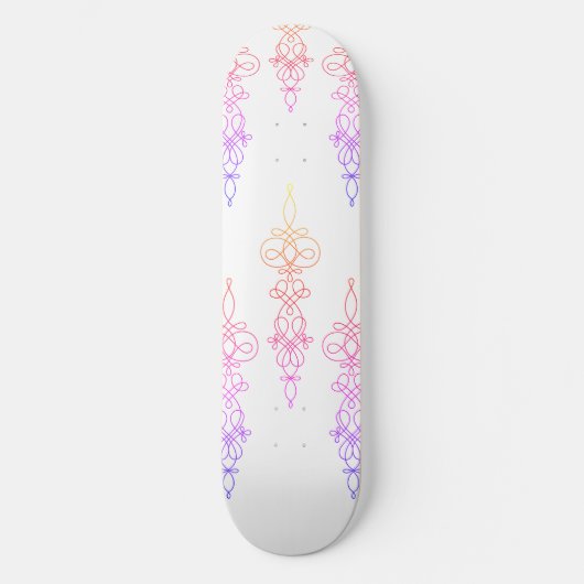 Swirl Ombre Persoonlijk Skateboard (Voorkant)