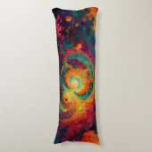 Swirl-ontwerppatroon Lichaamskussen (Voorkant Verticaal)