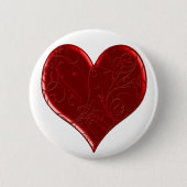 Swirl Overlay Heart Button (Voorkant)