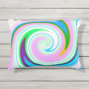 Swirl Pastel Buitenkussen