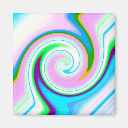 Swirl Pastel Magneet (Voorkant)