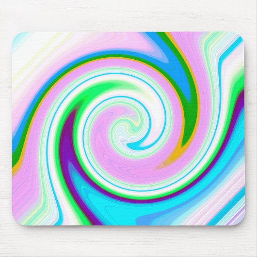 Swirl Pastel Muismat (Voorkant)