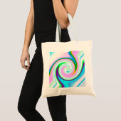Swirl Pastel Tote Bag (Voorkant (product))