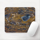 Swirl-patroon op Jasper Slab Muismat (Met muis)