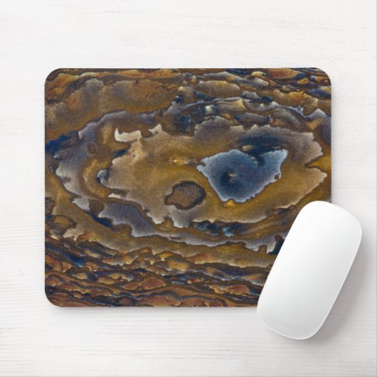 Swirl-patroon op Jasper Slab Muismat (Met muis)