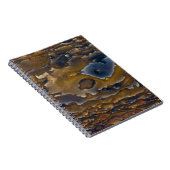 Swirl-patroon op Jasper Slab Notitieboek (Rechterzijde)