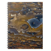 Swirl-patroon op Jasper Slab Notitieboek (Voorkant)
