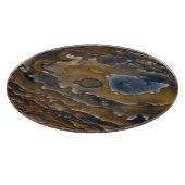 Swirl-patroon op Jasper Slab Snijplank (Hoek)