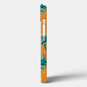Swirl Pattern - Blauwgroen Groen Blauw Oranje Geel Case-Mate iPhone Case (Achterkant / Links)