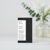 Swirl Pattern Visitekaartje (Staand voorkant)