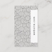 Swirl Pattern Visitekaartje (Achterkant)