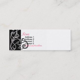Swirl-profielkaart Mini Visitekaartje