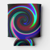 Swirl Retro Neon Blikjeskoeler (Voorkant)