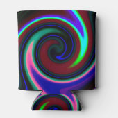 Swirl Retro Neon Blikjeskoeler (Achterkant)