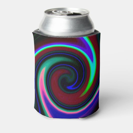 Swirl Retro Neon Blikjeskoeler (Blikje Achterkant)