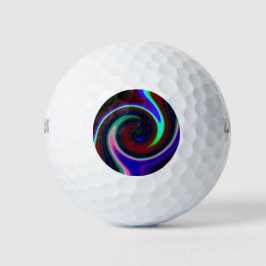 Swirl Retro Neon Golfballen