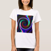 Swirl Retro Neon T-shirt (Voorkant)
