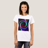 Swirl Retro Neon T-shirt (Voorkant volledig)