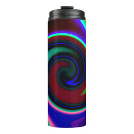 Swirl Retro Neon Thermosbeker