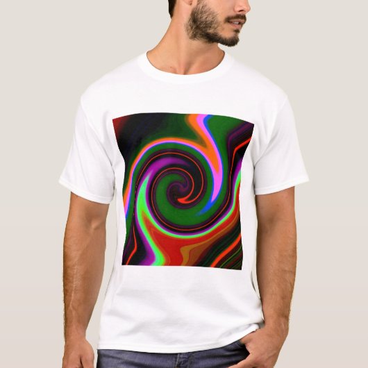Swirl Retro T-shirt (Voorkant)