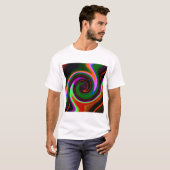 Swirl Retro T-shirt (Voorkant volledig)