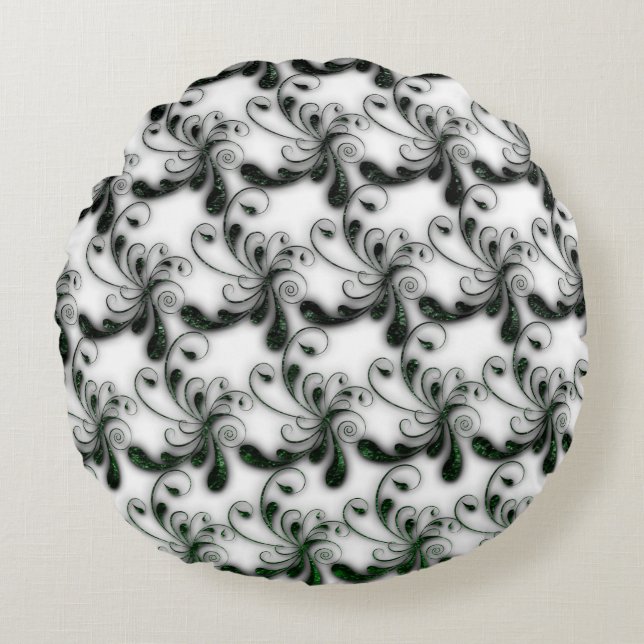Swirl Rond Kussen (Voorkant)