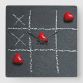 Swirl.S Vierkante Klok (Voorkant)