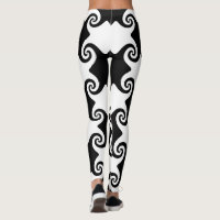 Swirl Shapes Keltisch als aanpasbare leggings